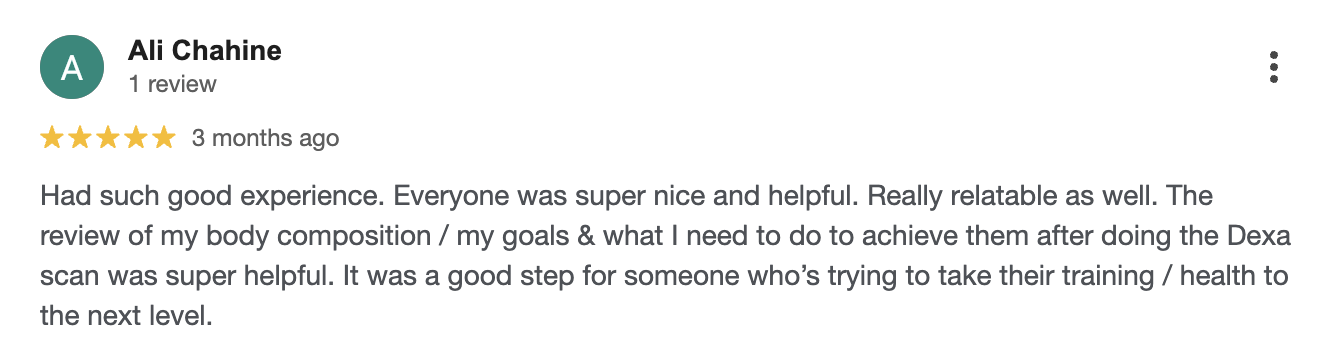 Google review